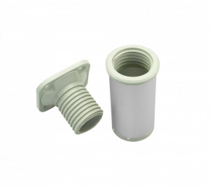 Picior model GARNI, 100 mm, finisaj aluminiu - Img 4