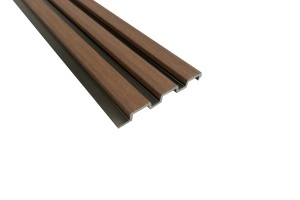 Placa riflaj Nuc Inchis H=12 cm, Lungime 2,8M