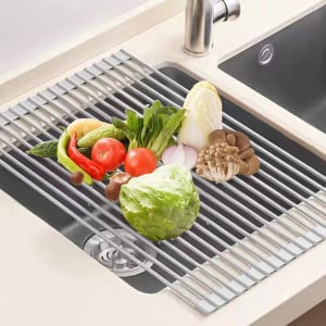 Scurgator rollup din inox Pyramis, 420x335x10 mm - Img 2