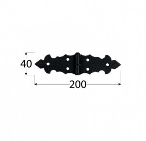 Balamale decorative pentru porti model ZFD - Img 2