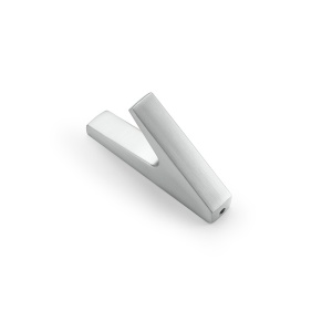 Cuier model CALIF, 1 carlig, finisaj aluminiu | auriu mat | negru mat - Img 2
