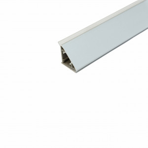 Inaltator aluminiu triunghiular IFL IT pentru  blat | Plinta antistrop triunghiulara pentru blat aluminiu | alb | negru triunghiular IFL IT pentru  blat | Plinta antistrop aluminiu triunghiulara pentru blat 