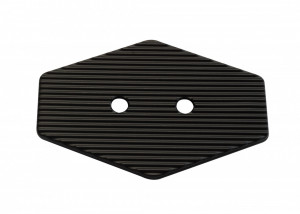 Maner cu sild HELIOS 32mm auriu/negru mat
