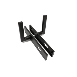 Maner cu sild pentru usi, model STRAJA, Y90, 240x45 mm, finisaj negru mat - Img 4