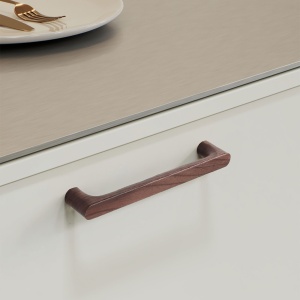 Maner din lemn pentru mobilier, model Skala, distanta dintre gauri = 96 | 160 | 256 mm, finisaj nuc - Img 4