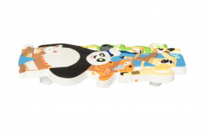Maner mobilier copii model TR Eroi Kung Fu, 96 mm, finisaj multicolor - Img 2