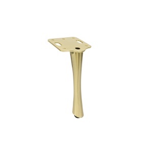 Picior pentru mobilier si canapele, model BENDIS , H = 150 | 190 mm, finisaj auriu periat