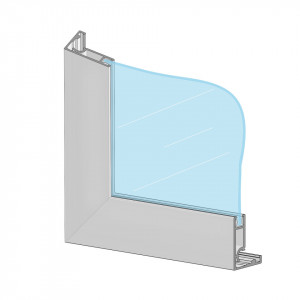 PROFIL SAMET ALUMINIU GEAM 38x21 2.8ML - DECOFIX - Img 3