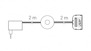TRANSFORMATOR CU INTRERUPATOR TIP BUTON PENTRU LED 1.5W LD-ZSKL15-00 - Img 2