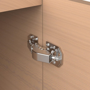 Balama mobilier fara frezare IFL Easy Line, deschidere la 90°, zincata