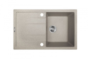 Chiuveta ovala 780x500 mm, 1 cuva, finisaj puma