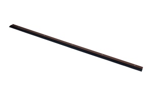 Garnitură etanșare și izolare ușă, aplicată, TPE, suport aluminiu, 1000 mm, alb / maro - Img 9