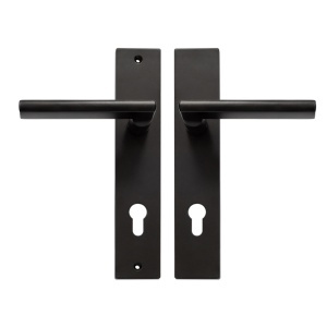 Maner cu sild pentru usi, model STRAJA, Y90, 240x45 mm, finisaj negru mat