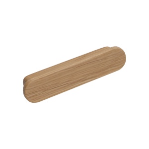 Maner din lemn pentru mobilier, model Nemora, distanta dintre gauri = 96 | 160 | 2x224 | 3x320 mm, finisaj stejar natur - Img 2