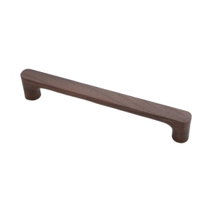 Maner din lemn pentru mobilier, model Skala, distanta dintre gauri = 96 | 160 | 256 mm, finisaj nuc