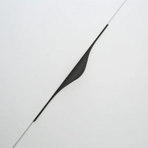 Maner metalic aplicat pentru mobilier, model MOLINA, stil modern/minimalist, Lungime totala = 496 | 596 | 796 mm, finisaj negru mat