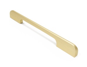 Mâner metalic IFL model W4002 pentru mobilă, finisaj auriu mat, 128/192/320 mm - Img 2