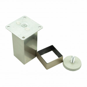 Picioare model KARE, finisaj inox