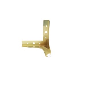 Picior pentru mobilier si canapele, model NUT, H = 100 | 130 mm, finisaj auriu periat - Img 3