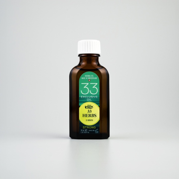 33 Plante Strong – Amestec de uleiuri pentru răceală și imunitate – 50 ml.