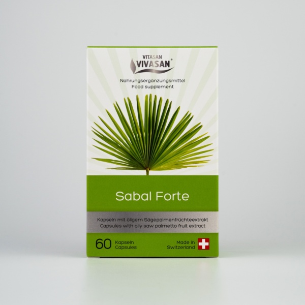 Sabal Forte - Supliment alimentar pentru buna funcționare a prostatei - 60 capsule