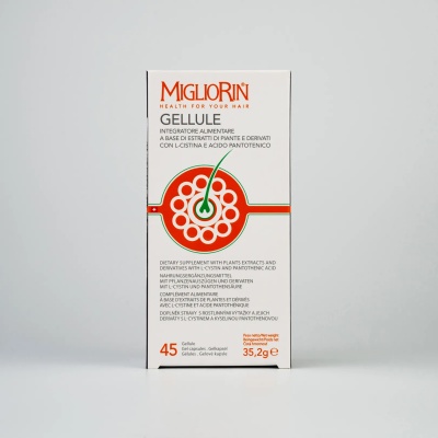 Capsule Migliorin - Supliment alimentar pentru întărirea părului si a unghiilor - 45 capsule