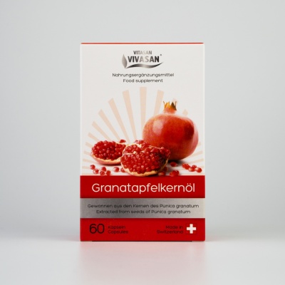 Ulei din semințe de Rodie - Supliment alimentar pentru echilibrul hormonal - 60 capsule - Img 1