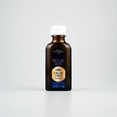Blue Relief - Amestec de uleiuri esențiale analgezic pentru entorse și edeme - 50 ml.