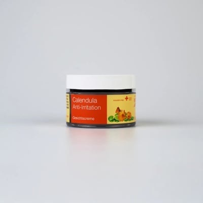 Cremă de față antiage cu Gălbenele și acid hialuronic - 50 ml.