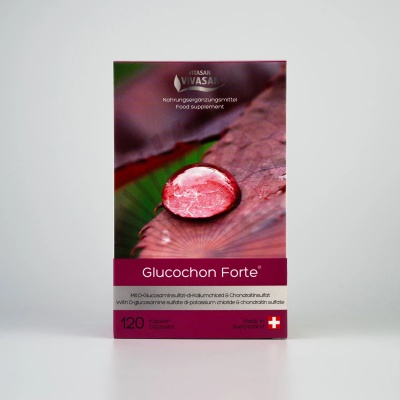 Glucochon Forte - Supliment alimentar pentru articulatii si sistemul locomotor - 120 capsule
