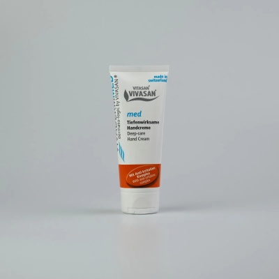 Linia Vivaderm Med - Cremă de mâini hipoalergenică pentru o piele sensibilă - 75 ml.