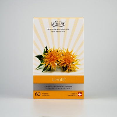 Linofit - Supliment alimentar cu acid linoleic conjugat - 60 capsule - Img 1