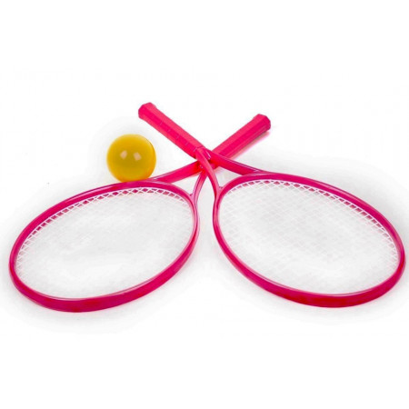 Pereche rachete cu minge (2957) TechnoK, rosu