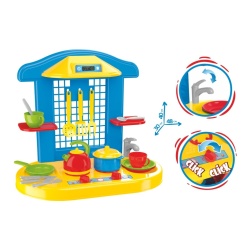 Bucatarie pentru copii, Technok, cu 18 accesorii, multicolor - Img 2
