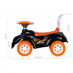 Masinuta premergator Ride On TechnoK, cu efecte sonore, negru - Img 4