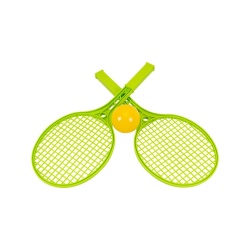 Pereche de rachete cu minge (0373), Technok, verde - Img 1