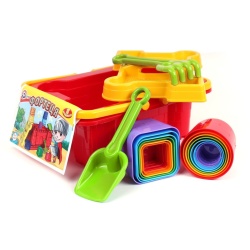 Set de nisip de construit castel TechnoK, cu accesorii - Img 3