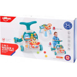 Antepremergator Malplay 2 in 1, cu jucarii detasabile, albastru - Img 16