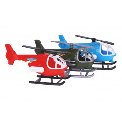 Elicopter de jucarie, Technok, 26 cm, albastru - Img 3