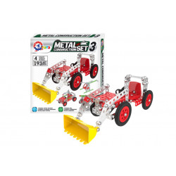 Set de construit metalic, TechnoK, 4 modele de vehicule, 193 de piese - Img 2