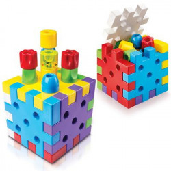 Set de joaca Quercetti Qubo Cuburi de construit - Img 1