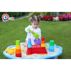 Set de nisip de construit castel TechnoK, cu accesorii - Img 4