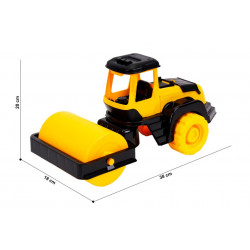 Utilaj compactor de jucarie, TechnoK,38 cm, galben - Img 3