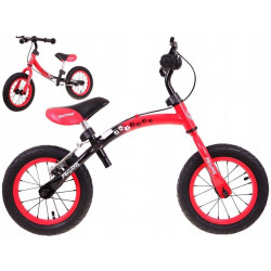 Bicicleta fara pedale cu cadru reversibil Boomerang WB-06, rosu - Img 8