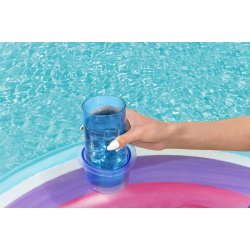 Colac de inot copii, 107 cm, Bestway 43647, curcubeu - Img 6