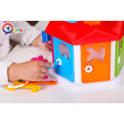 Jucarie educationala, TechnoK, casuta cu chei si sortator de forme - Img 4