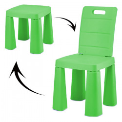 Scaunel pentru copii Doloni 2 in 1, verde - Img 2