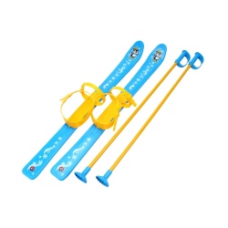 Schiuri din plastic pentru copii, (3350) Technok, 76 cm, albastru - Img 1