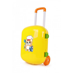 Set mini bucatarie in troliu galben TechnoK, cu accesorii - Img 1