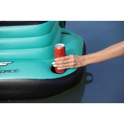 Lada frigorifica gonflabil pentru bauturi, Bestway 43191, verde - Img 5
